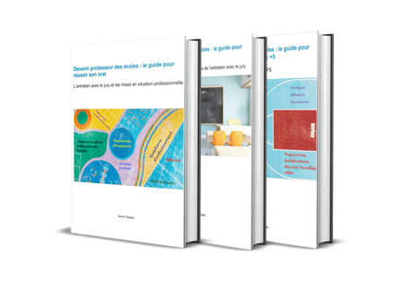 Couvertures des Guides inclus dans le Pack Oral (niveau Bac + 5)