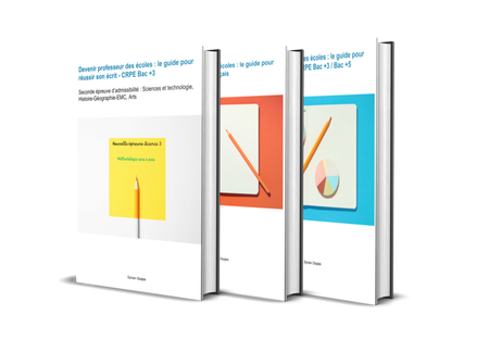 Couvertures des Guides inclus dans le pack Écrit (bac + 3)